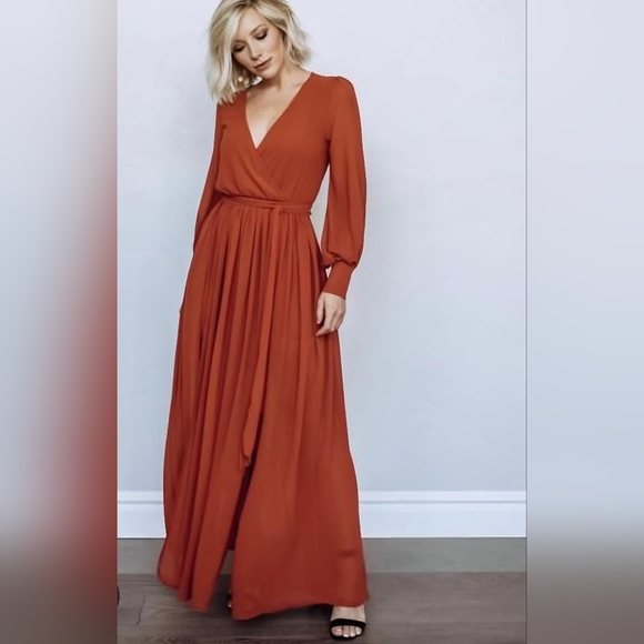 Baltic Born Celine Rust Maxi Dress - Picture 2 of 9